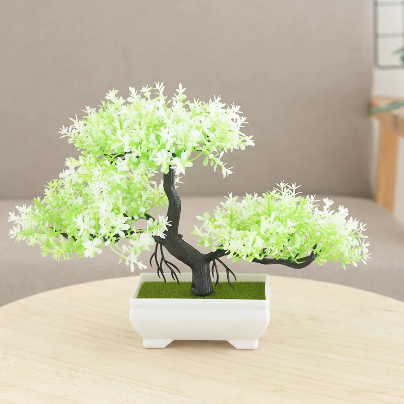 Artificial-Plastic-Plants-Bonsai-Small-Tree-Pot-Fake-Plant-Potted-Flower-Home-Room-Table-Decoration-Garden-5.webp Artificial Plastic Plants Bonsai Small Tree Pot Fake Plant Potted Flower Home Room Table Decoration Garden Arrangement Ornaments - Image 6