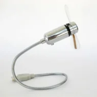 Hand Mini USB Fan Portable Gadgets Flexible Gooseneck LED Clock Cool For Laptop PC Notebook Real Time Display Durable Adjustable - Image 4