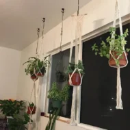 Handmade Flower Hanging Pot Rope Net Macrame Plant Hanger Flower Pot for Home Wall Decoration Courtyard Garden Planter Basket - Image 3