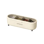 Kitchen Supplies Salt, Sugar, and Monosodium Glutamate Four-Grid Storage Integrated Light Luxury Spice Box Combination Suit - Image 4