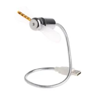 Rechargeable Usb Mini Fan With Time Temperature Display And Led Light Cool Gadget Holiday Gifts Gadgets Electronic Computer Part - Image 5