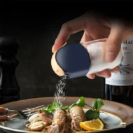 Seasoning Jar Salt Sugar Jar Fetish Sprinkling Seasoning Bottle Portable Desktop Household Kitchen Seasoning Bottle spice set - Image 3