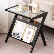 Small Tea Table Cabinet Room Mobile Side Coffee Table Living Room Household Tea Cup Set Brewing Furniture Simple Modern - Image 2