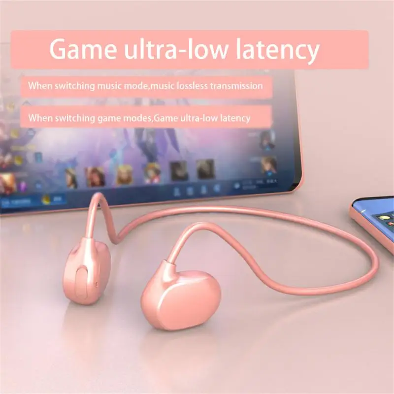 Wireless-Headphones-Comfortable-To-Wear-Long-Standby-Hanging-Neck-Not-Ear-Portable-Consumer-Electronics-Earless-Air.webp Wireless Headphones Comfortable To Wear Long Standby Hanging Neck Not Ear Portable Consumer Electronics Earless Air Earphones - Image 1